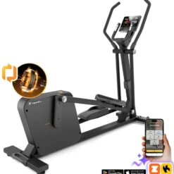 Vélo elliptique professionnel e-Velocer ET avec générateur intégré - Compatible avecKinomap et Zwift
