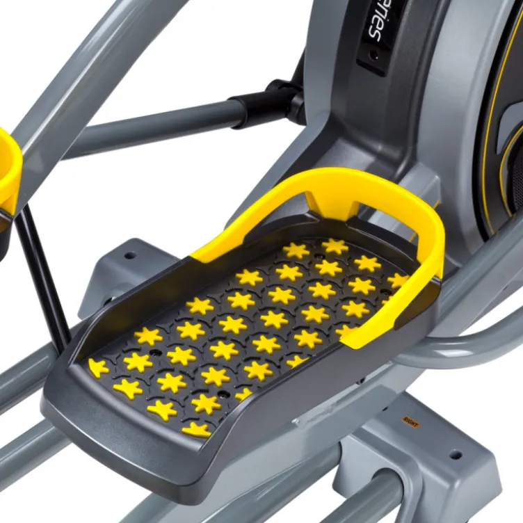 Vélo elliptique professionnel avec moniteur de fréquence cardiaque - Volant d'inertie ultra fluide de 14,5 kg