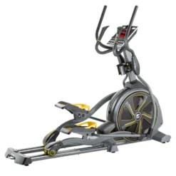 Vélo elliptique professionnel avec moniteur de fréquence cardiaque - Volant d'inertie ultra fluide de 14,5 kg