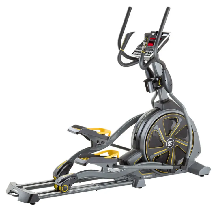 Vélo elliptique professionnel avec moniteur de fréquence cardiaque - Volant d'inertie ultra fluide de 14,5 kg