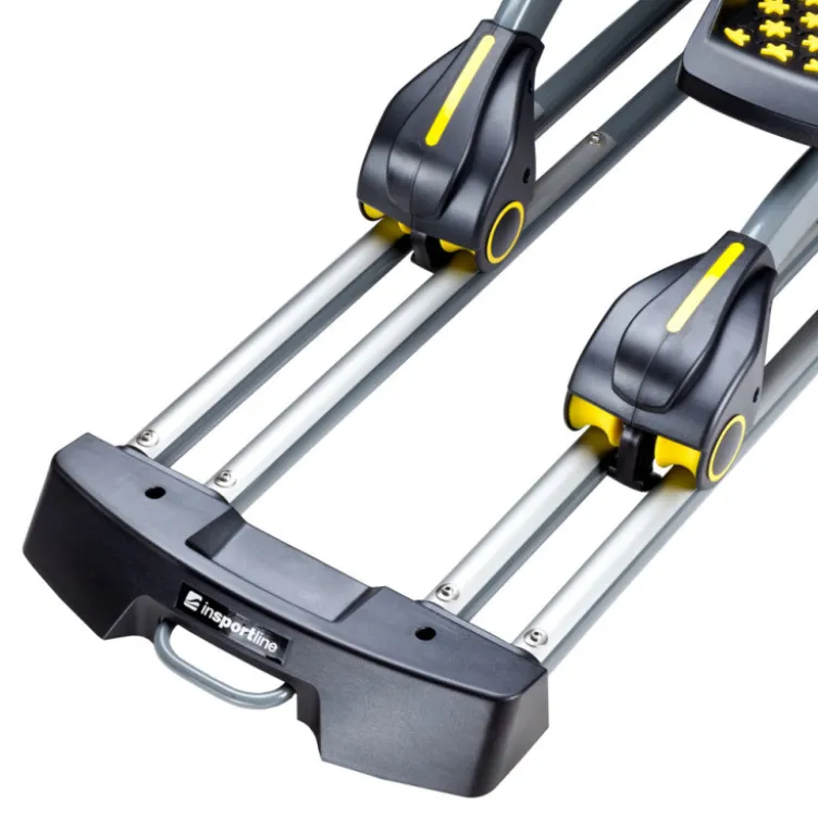 Vélo elliptique professionnel avec moniteur de fréquence cardiaque - Volant d'inertie ultra fluide de 14,5 kg