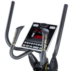 Vélo elliptique professionnel avec moniteur de fréquence cardiaque - Volant d'inertie ultra fluide de 14,5 kg
