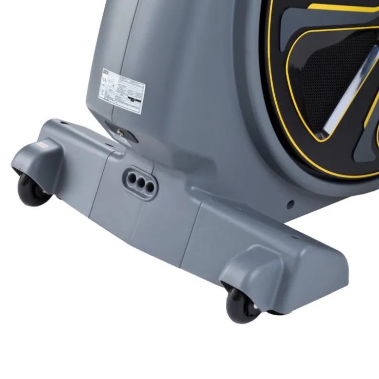 Vélo elliptique professionnel avec moniteur de fréquence cardiaque - Volant d'inertie ultra fluide de 14,5 kg