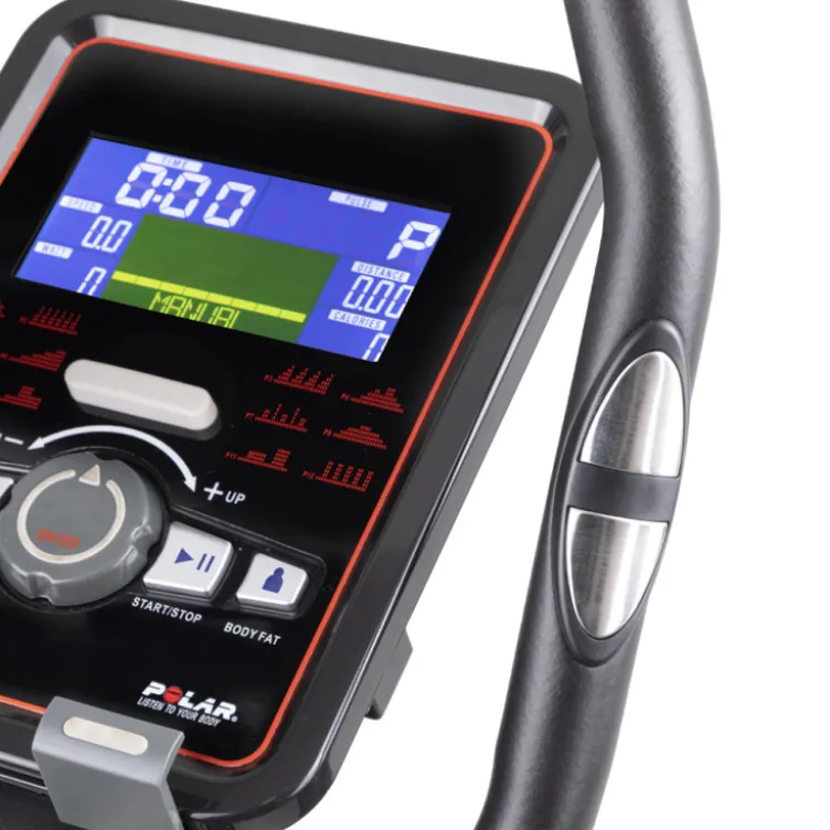 Vélo elliptique pro Omahan ET avec fonctionnement ultra silencieux et résistance électrique - Moniteur de FC intégré