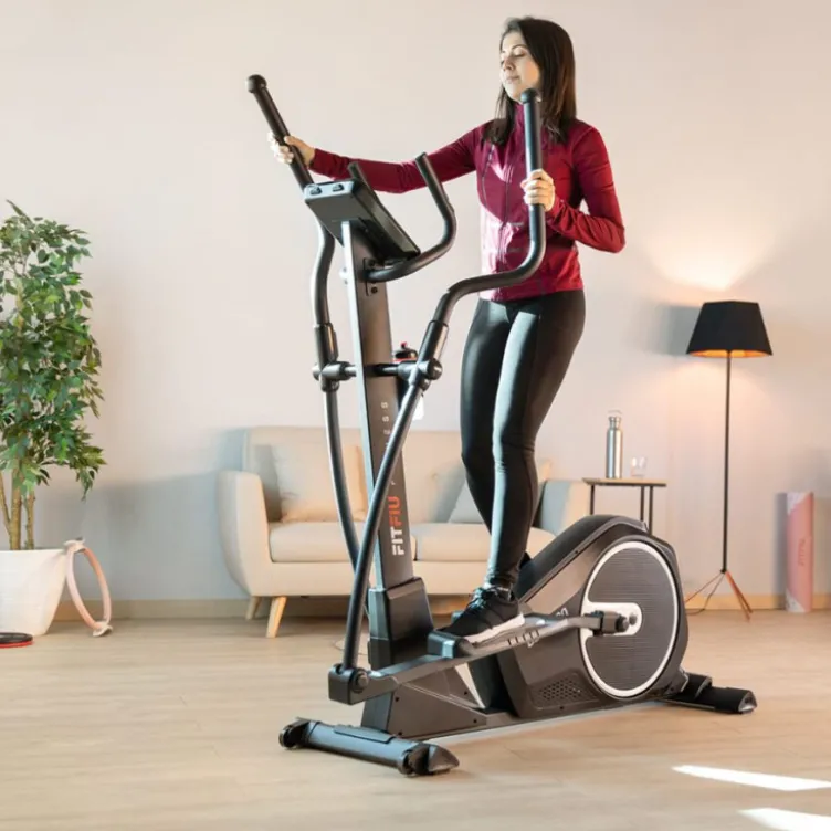 Vélo elliptique à résistance magnétique - Disque d'inertie 6kg