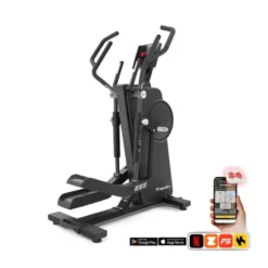 Vélo Elliptique ZenStride 1200 ultra-puissant avec roue d'inertie 12 kg - Résistance régulière avec 16 niveaux d'intensité