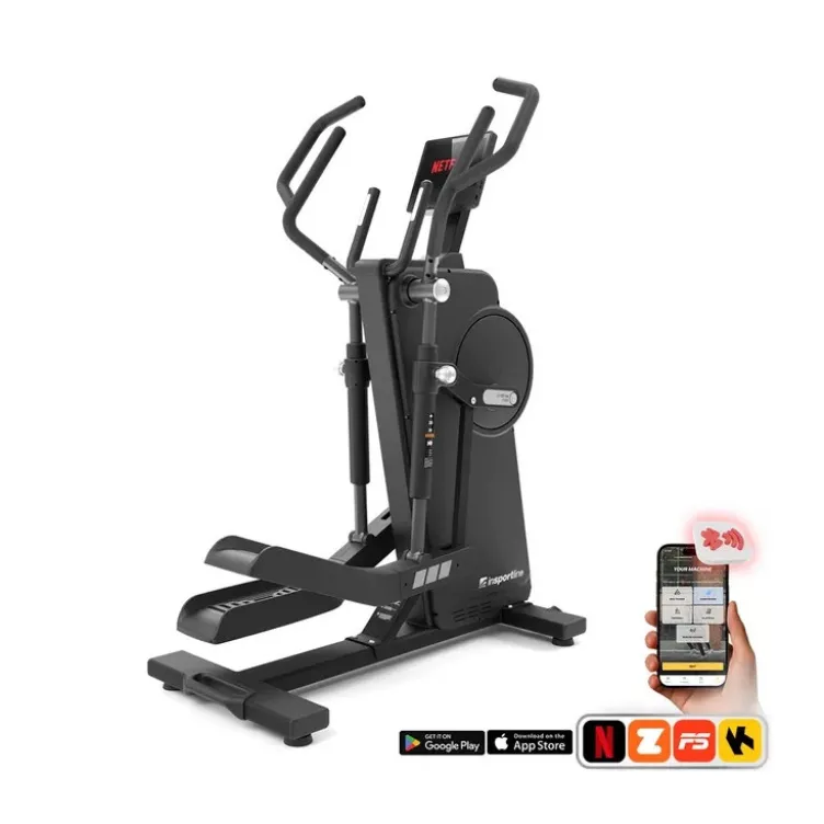 Vélo Elliptique ZenStride 1200 ultra-puissant avec roue d'inertie 12 kg - Résistance régulière avec 16 niveaux d'intensité