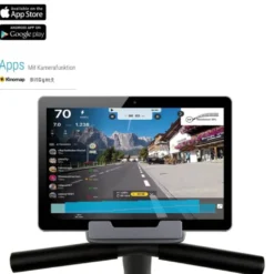 Vélo ergomètre pour exercices de cardio - Confortable et pliable