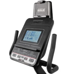 Vélo ergomètre semi-allongé avec 20 niveaux de résistance et siège ajustable - Écran LCD intégré et volant d'inertie 12 kg