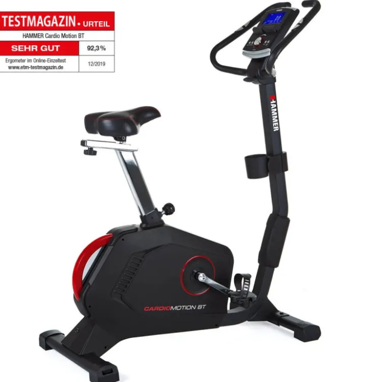 Vélo ergomètre silencieux avec réglages multiples - Cardio-training - Motion BT