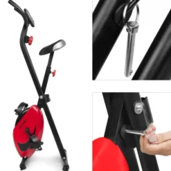 Vélo magnétique pour sport à domicile pliable avec écran de suivi