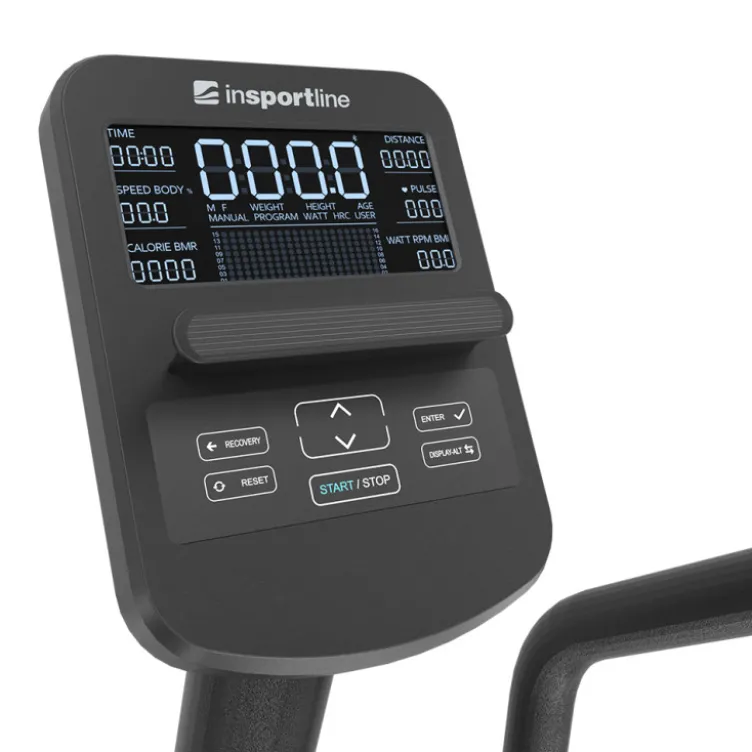 Vélo semi-allongé de cardio ZenSeat 100 avec roue d’inertie de 6 kg et 16 niveaux de résistance - Siège pivotant et respirant