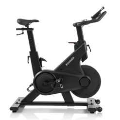 Vélo spinning de cardio Speed Race X avec roue d'inertie de 20 kg - 32 niveaux de résistance et écran HD