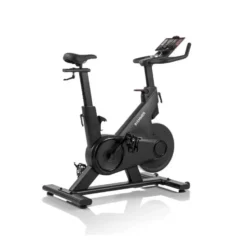 Vélo spinning de cardio Speed Race X avec roue d'inertie de 20 kg - 32 niveaux de résistance et écran HD