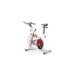 Vélo spinning de cross training avec roue d'inertie de 18 kg - Selle réglable et guidon multi-positions