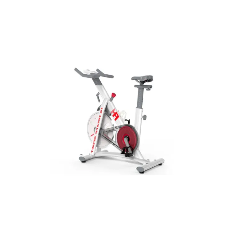 Vélo spinning de cross training avec roue d'inertie de 18 kg - Selle réglable et guidon multi-positions