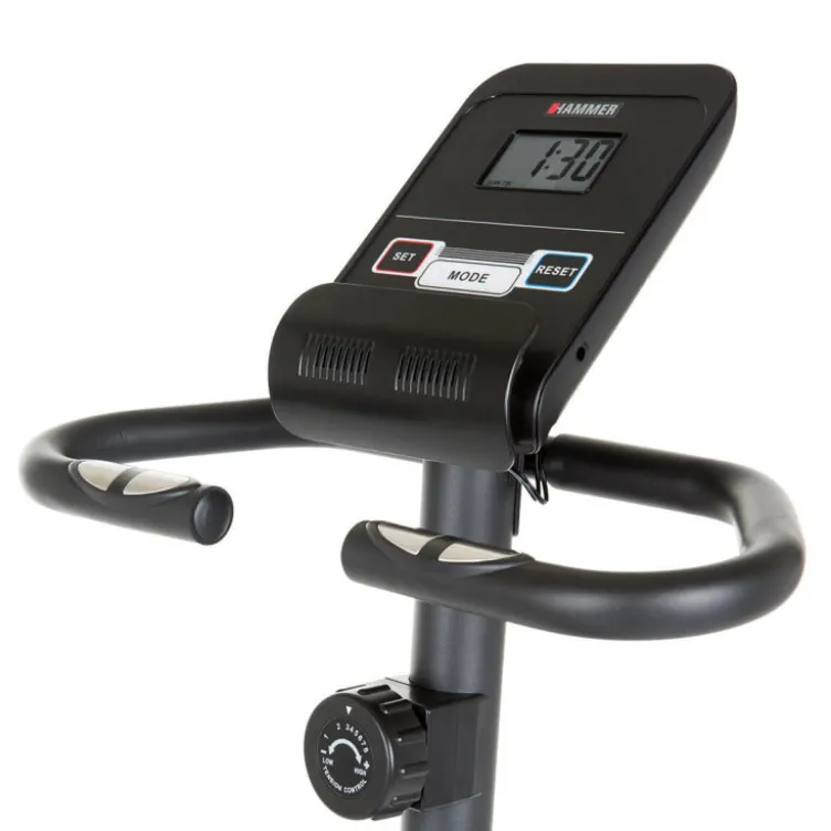 Vélo stationnaire avec écran LCD et bande passante 8 niveaux - Fonctionnement à piles