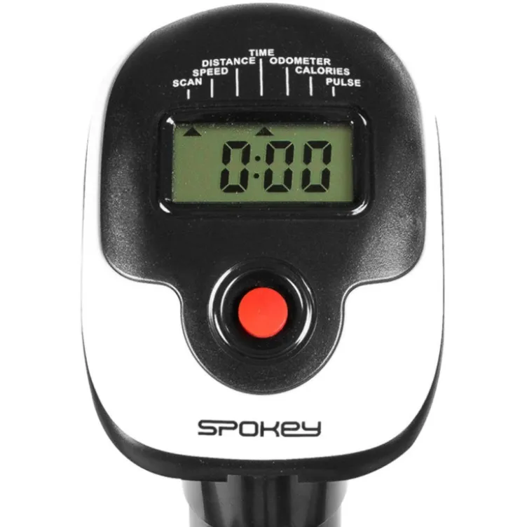 Vélo stationnaire d'appartement ergomètre avec écran LCD multifonctions et pédales antidérapantes