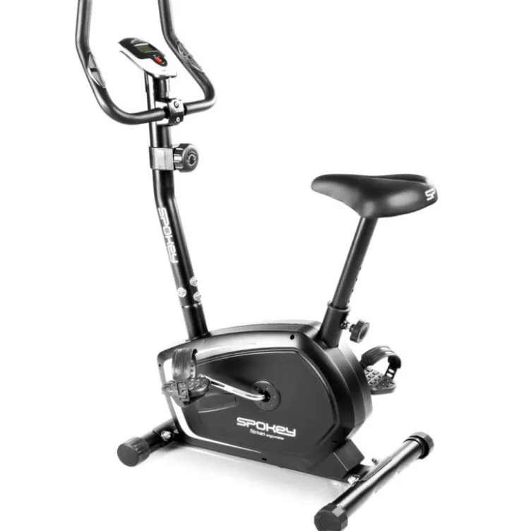 Vélo stationnaire d'appartement ergomètre avec écran LCD multifonctions et pédales antidérapantes