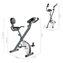 Vélo stationnaire d'entraînement de cardio-training - Assise avec dossier