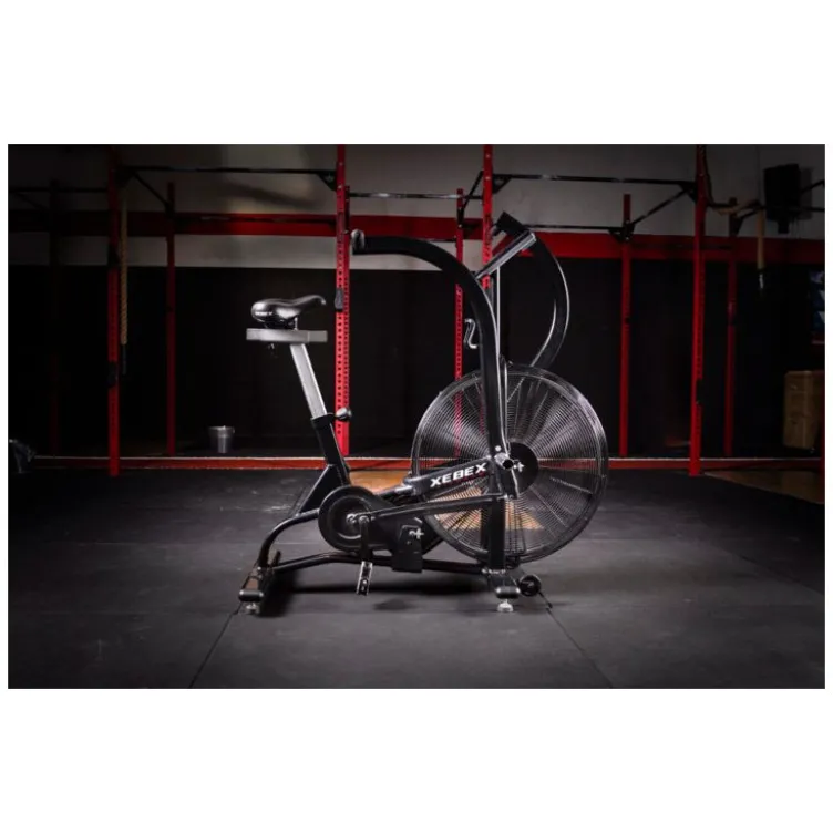 Vélo Xebex Air Bike en acier avec résistance à air et moniteur performant