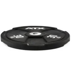 Wagon Wheel 30 kg - Poids de musculation avec diamètre olympique ATX en caoutchouc premium