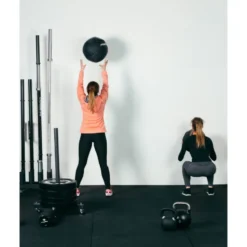 Wall ball en cuir 2 à 15 kg pour entraînement de cross-training à domicile