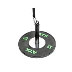 Wrist Roller ATX professionnel avec mousqueton et sangle en nylon pour musculation des avant-bras